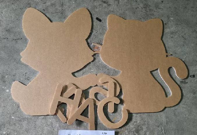 #ป้ายอักษรอะคริลิคไดคัท