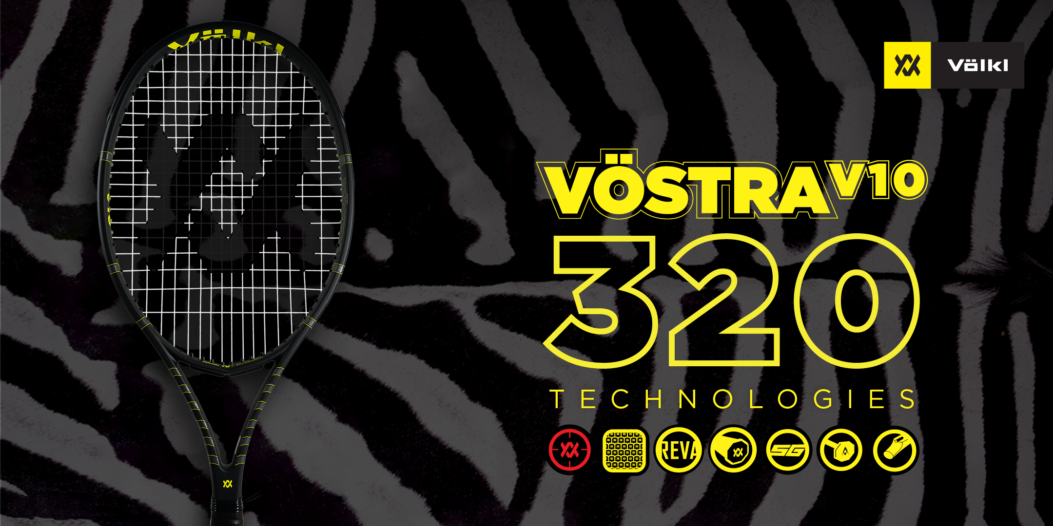 VÖSTRA V10 320g ไม้เทนนิส VOLKL