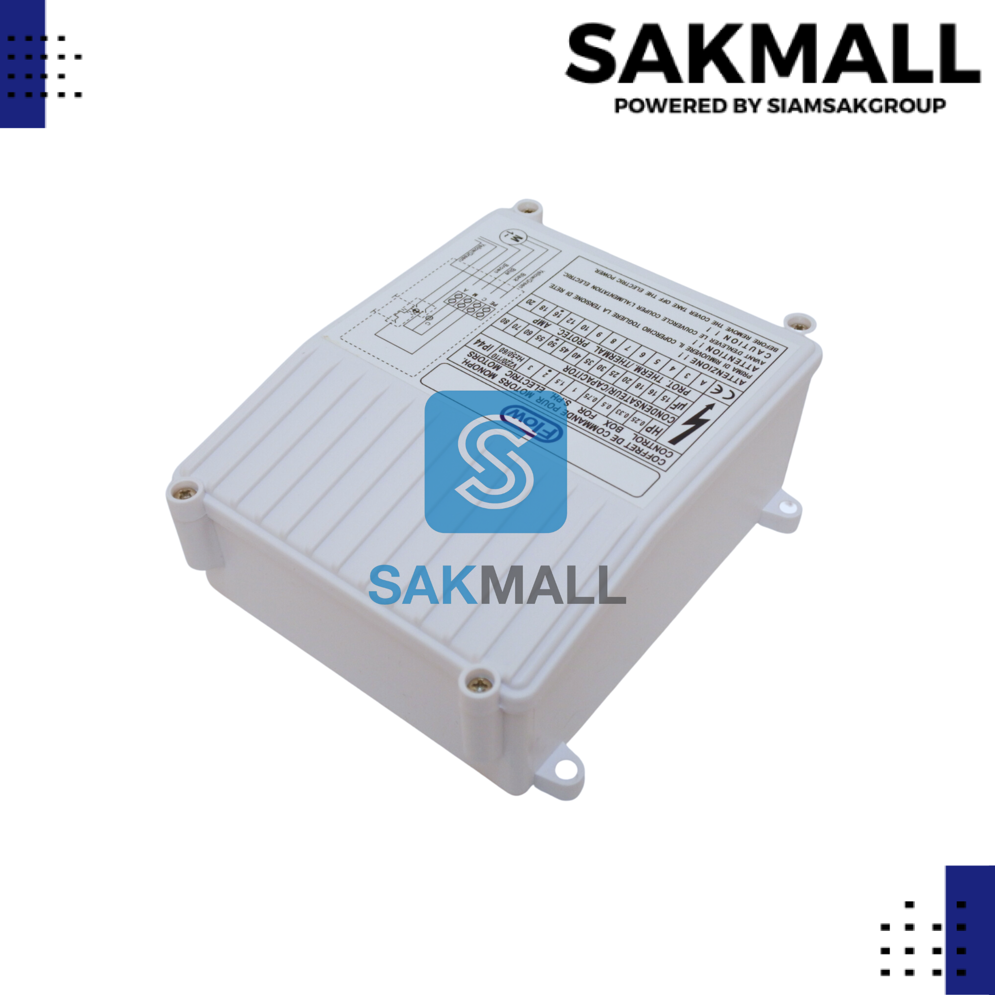 Control box ปั๊มบาดาล 1.5kw/2hp/220v (50uf)