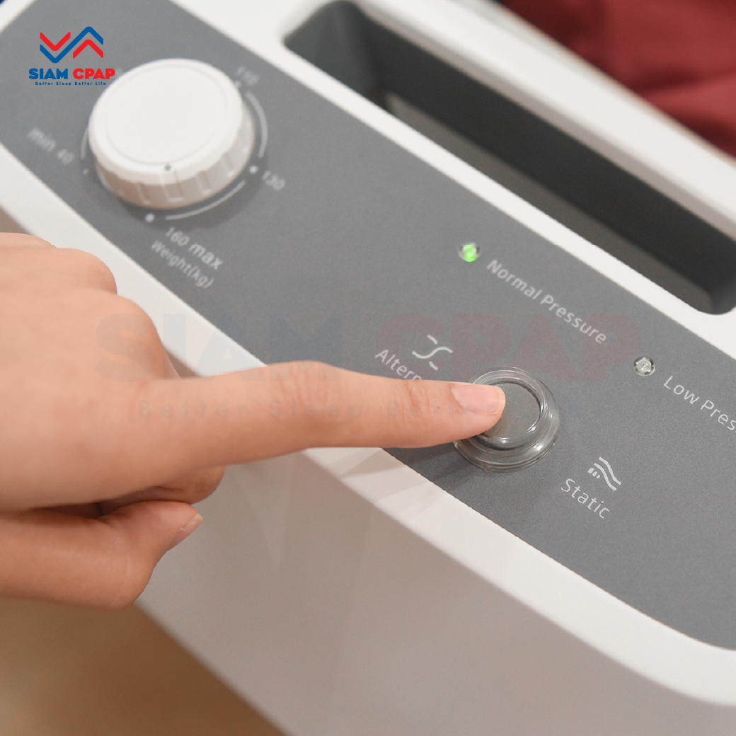 ที่นอนลมป้องกันแผลกดทับ Alternate/Static มีรูระบายอากาศไมโคร ยี่ห้อ Yuyue รุ่น M5-B ประกันศูนย์ไทย 2 ปี