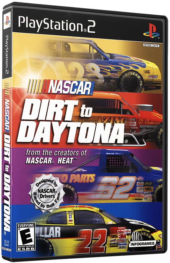 แผ่นเกมส์ PS2 : NASCAR - Dirt to Daytona