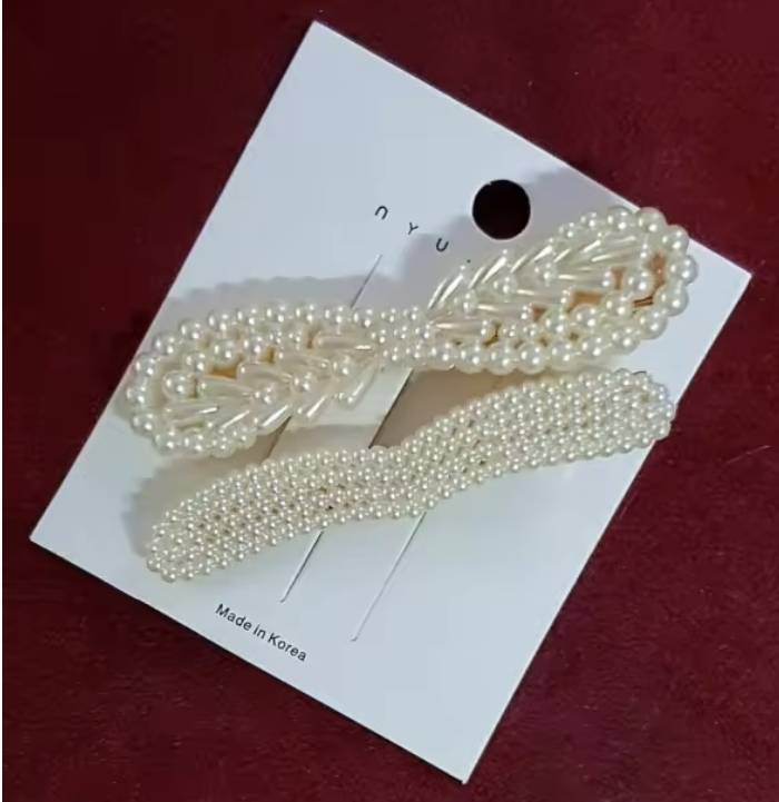 💗มาหยากิ๊ฟช้อป💗 กิ๊บหนีบผม กิ๊บมุก สไตล์เกาหลี สวยงาม สำหรับผู้หญิง