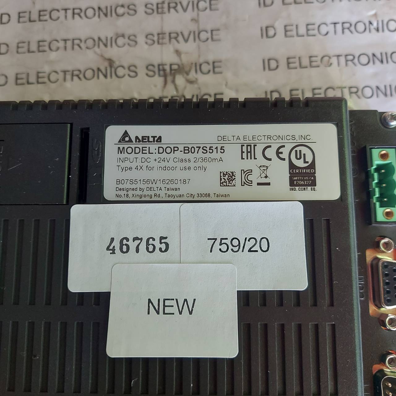 LCD TOUCH SCREEN " DELTA " MODEL : DOP-B07S515