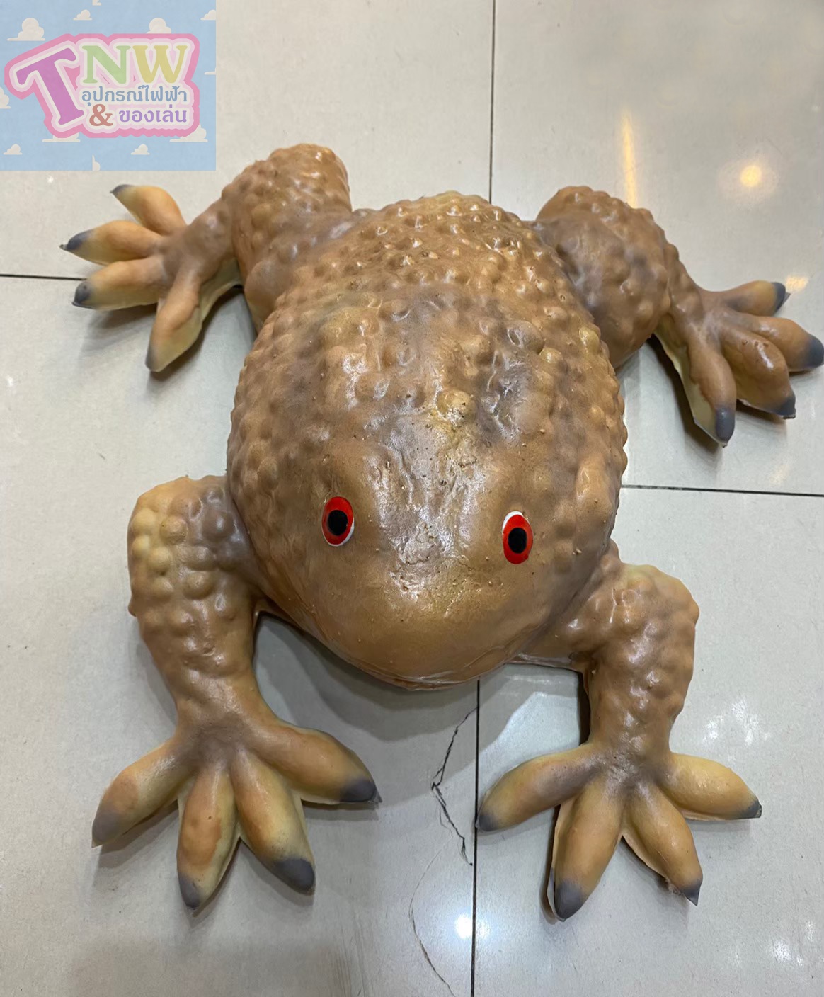 ของแปลก ของปลอม คางคกปลอม ยาว 30 cm