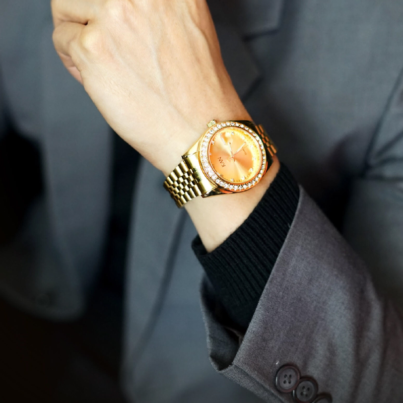 [ฟรี!เซ็ตของแถมมูลค่า3,550บ.] นาฬิกาข้อมือกันน้ำ KANWATCH รุ่น Luxury Gold24K หรูหราระดับพรีเมี่ยม [ไม่รวมถ่านนาฬิกา, QC สินค้าให้ก่อนจัดส่ง]