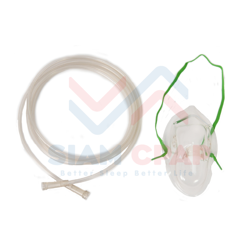 หน้ากากให้ออกซิเจน สำหรับผู้ใหญ่ Oxygen Mask (Adult)