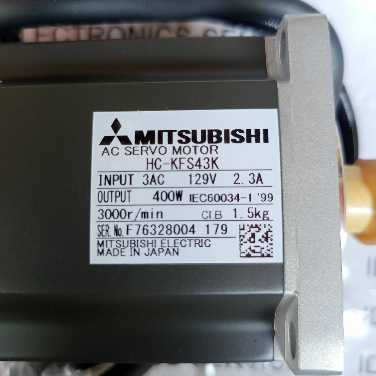 จำหน่าย HC-KFS43K MOTOR "MITSUBISHI"