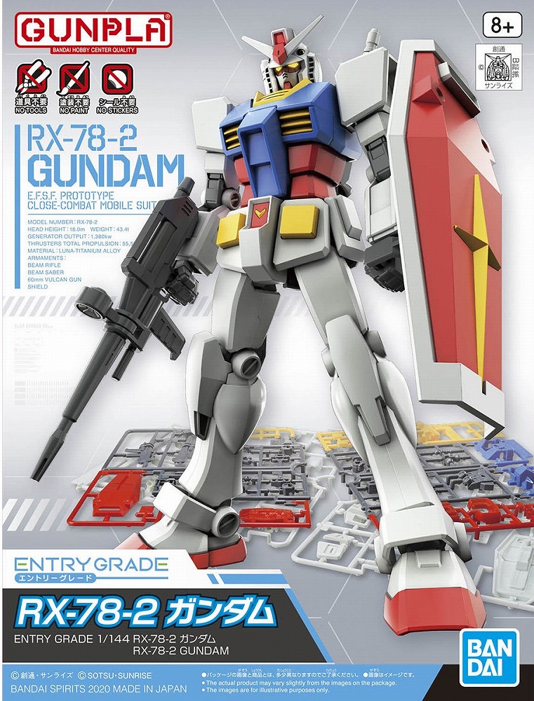 (EG) 1/144 RX-78-2 GUNDAM