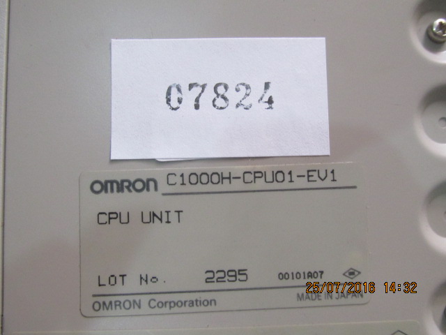 PLC " OMRON " MODEL : C1000H-CPU01-EV1