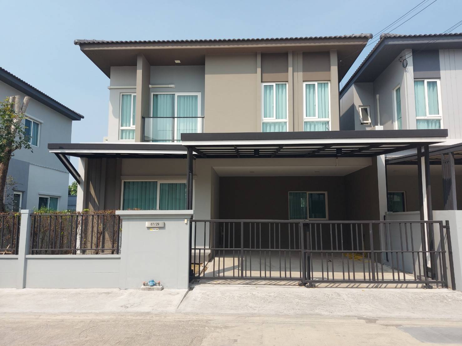 ให้เช่าบ้านเดี่ยว หมู่บ้านแกรนด์พลีโน่บางนา กิ่งแก้ว 37 พร้อมอยู่ (N.1544)