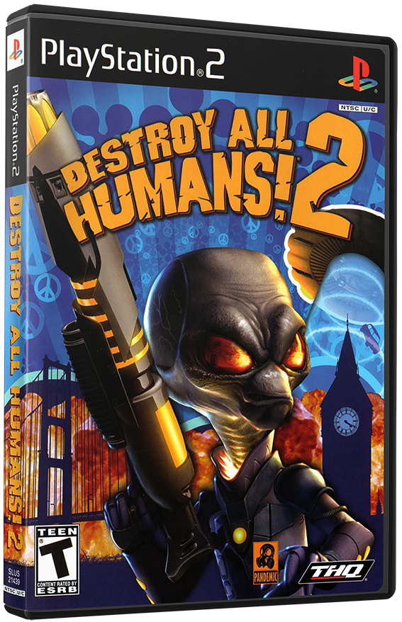 แผ่นเกมส์ PS2 : Destroy All Humans! 2
