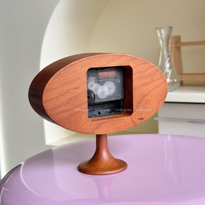 [พร้อมส่ง] Jnihouse : Retro Clock นาฬิกาไม้