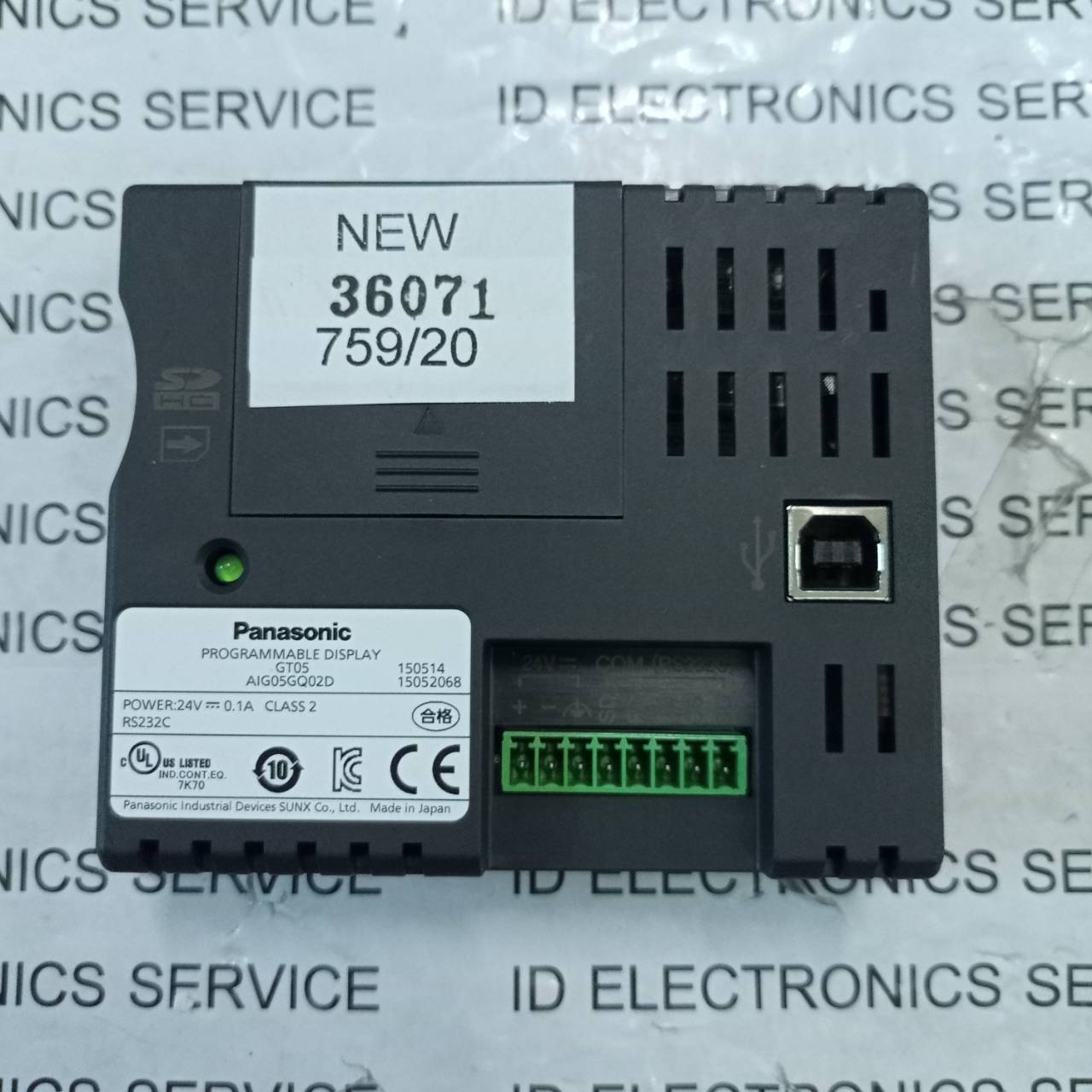 ขาย AIG05GQ02D HMI "PANASONIC"