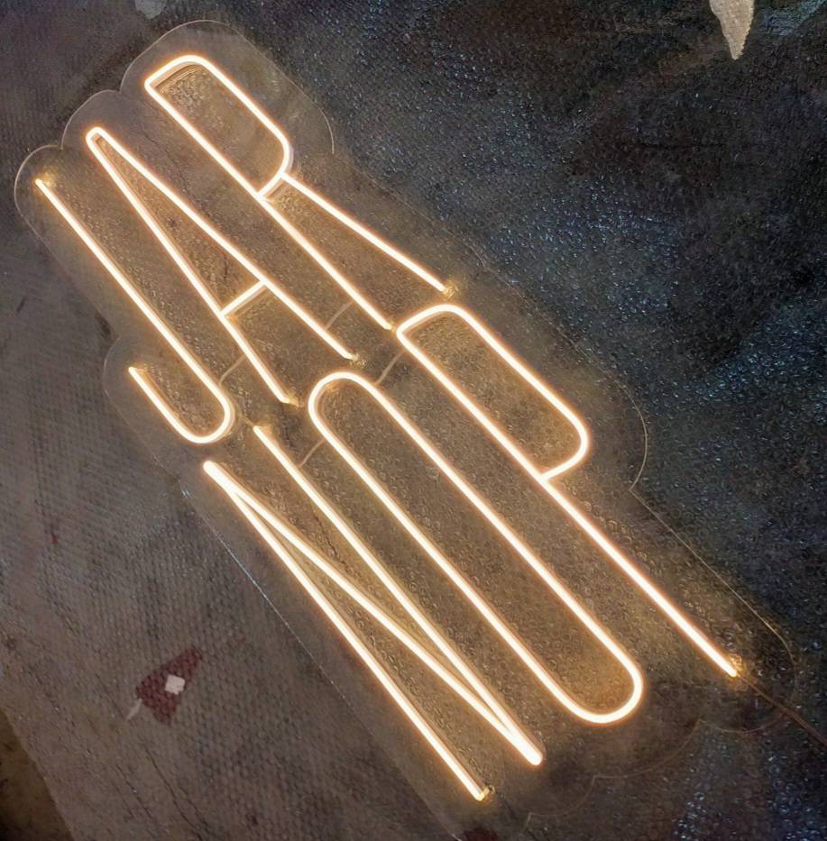 #ป้ายไฟนีออนดัดled