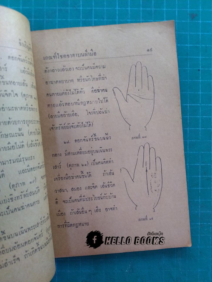 เกณฑ์โชคชาตาบนฝ่ามือ