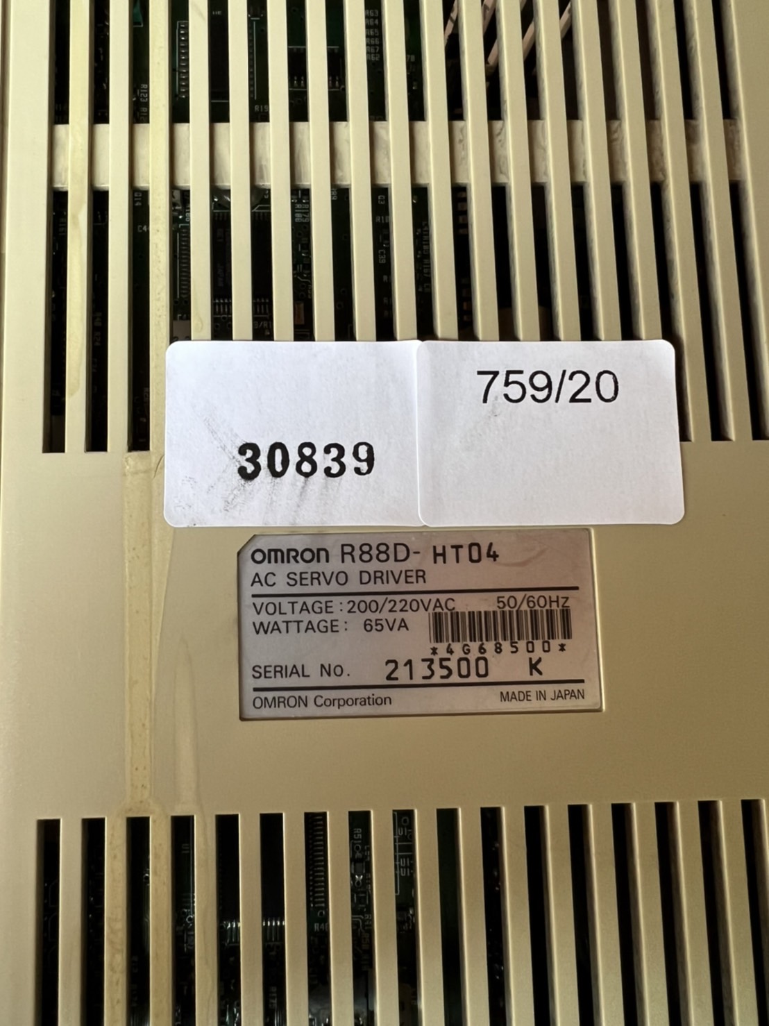 หา R88D-HT04 DRIVE "OMRON"