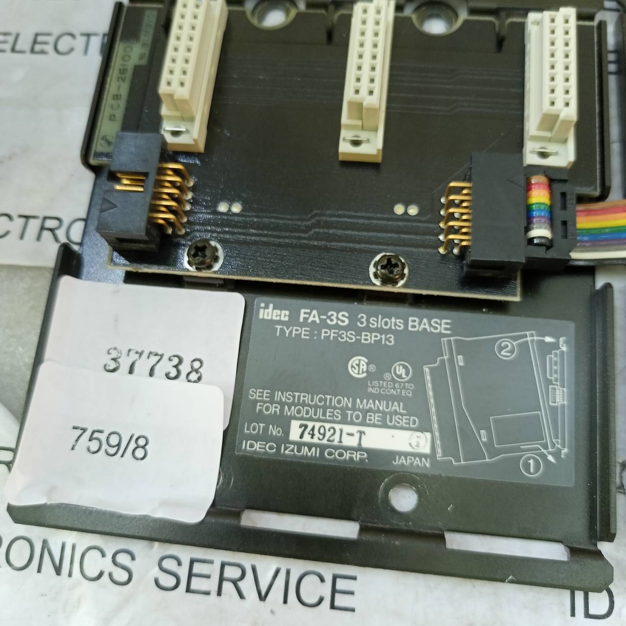 PLC " IDEC " MODEL : PF3S-BP13