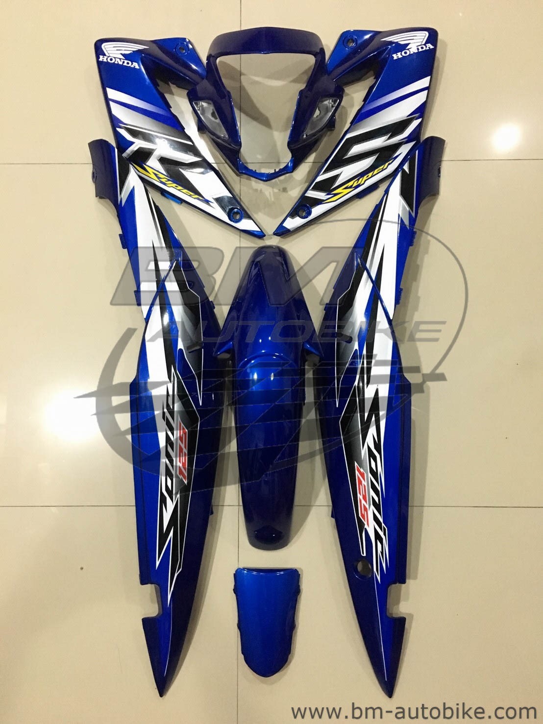 ชุดสี SONIC 2004 สีน้ำเงิน/ดำ 4 กก.