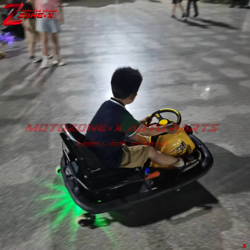 โกคาร์ทดริฟท์ รถซิ่งรถดริฟท์ การพานิช สวนสนุก Crazy Drift cart ZONE-X(โซน เอ็กซ์) GKP8E 350w 25กม/ชม