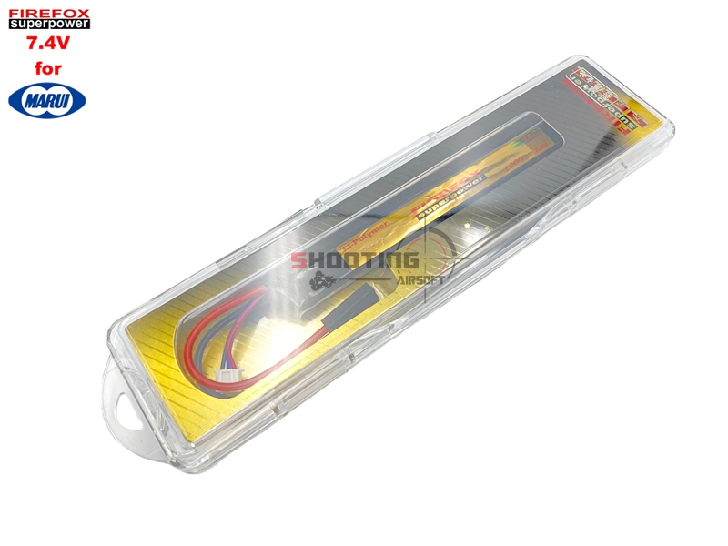 แบตลิโพ Firefox 20c 1200mAh 7.4v (สำหรับ AK Tokyo Marui)