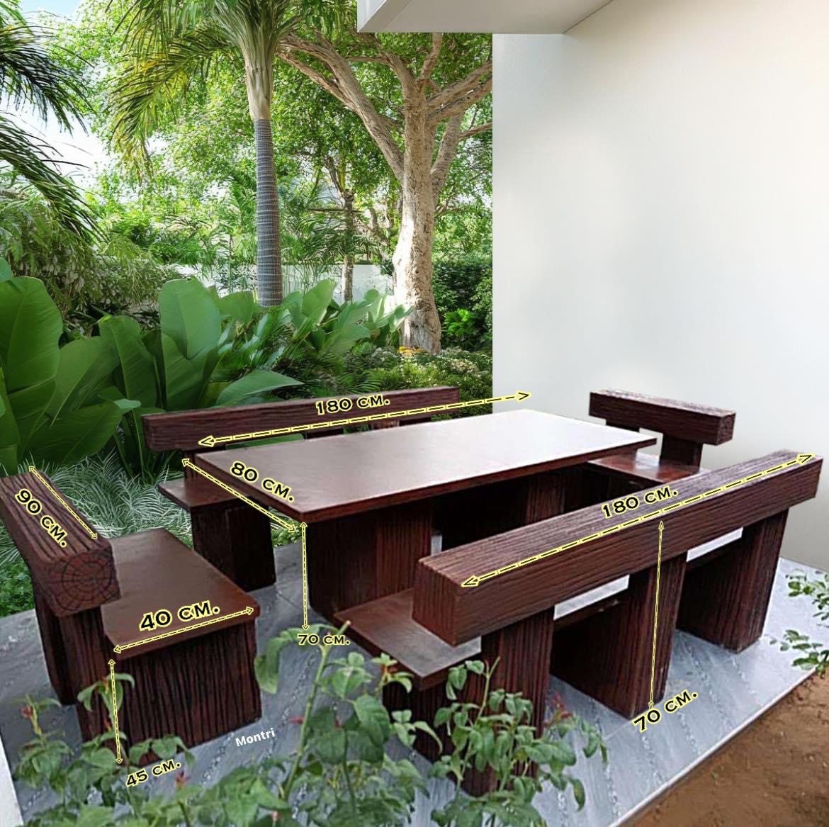 โต๊ะและเก้าอี้ลายไม้ธรรมชาติ ดีไซน์คลาสสิกทันสมัย ขนาดใหญ่พิเศษ เหมาะสำหรับ 10-12 คน