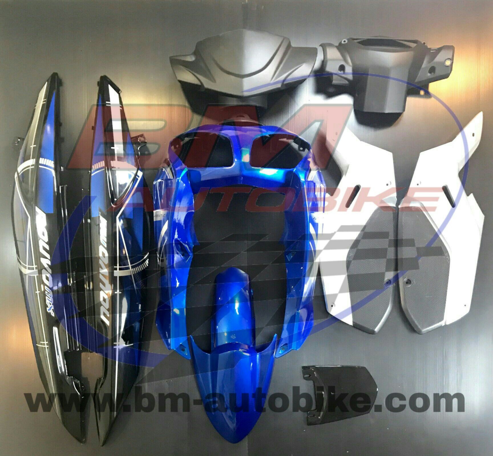 ชุดสี NOUVO MX สีน้ำเงินดำ 9 ชิ้น 4 กก.