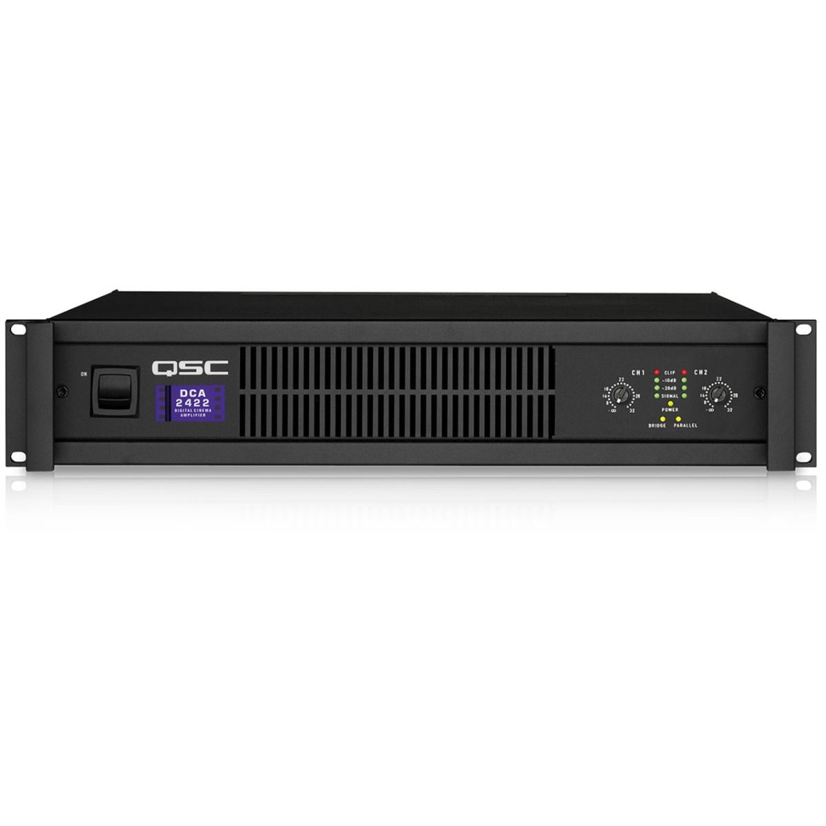 QSC DCA 2422 poweramp 2X425 วัตต์ 8 โอห์ม
