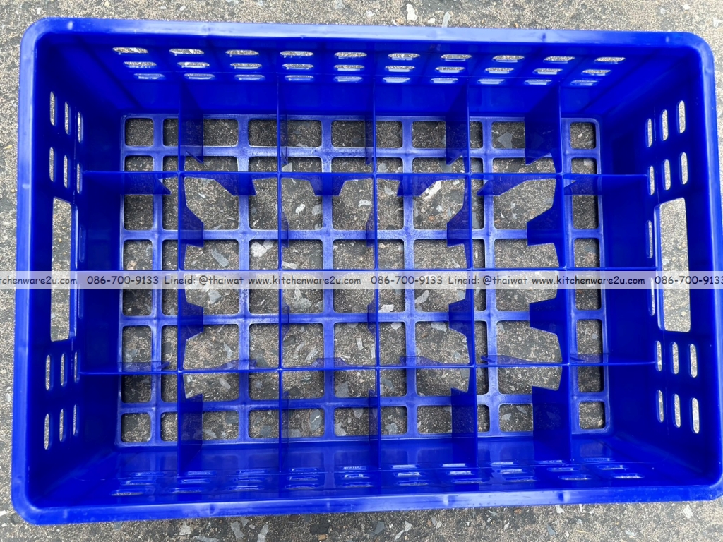 P04228 ลังคว่ำแก้ว 24 ช่อง (33.5*48.5*15 cm) No.501 แข็งแรง เกรดเอ ราคาส่งต่อ 12 ใบ:เฉลี่ย 110 บต่อใบ