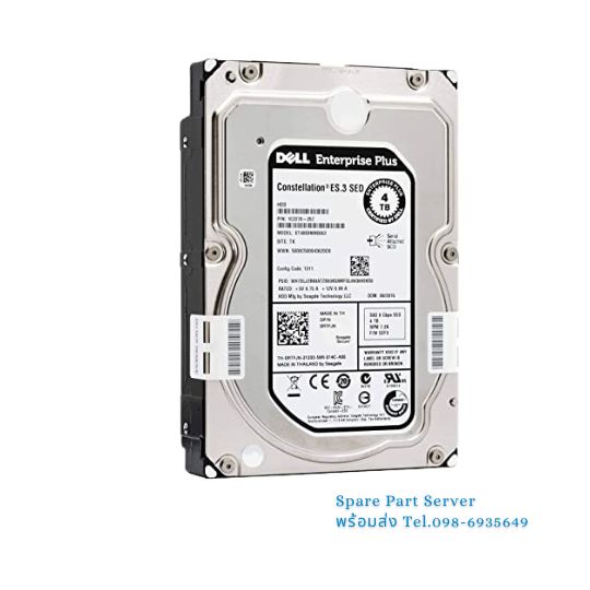 Harddisk Dell 4TB SATA6 ราคาพิเศษสำหรับ Dell T340 T430 T440