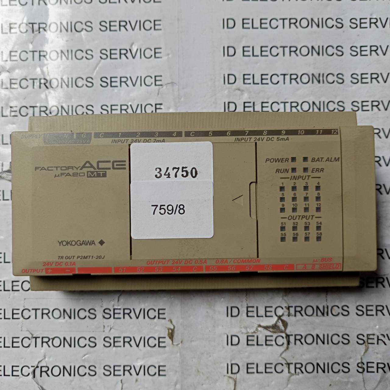 PLC " YOKOGAWA " MODEL : UFA20