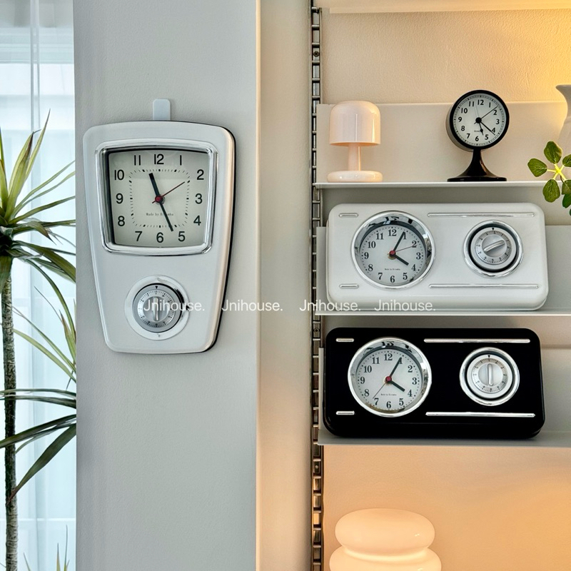 [พร้อมส่ง] Jnihouse : Vintage Wall clock นาฬิกาวินเทจติดผนัง