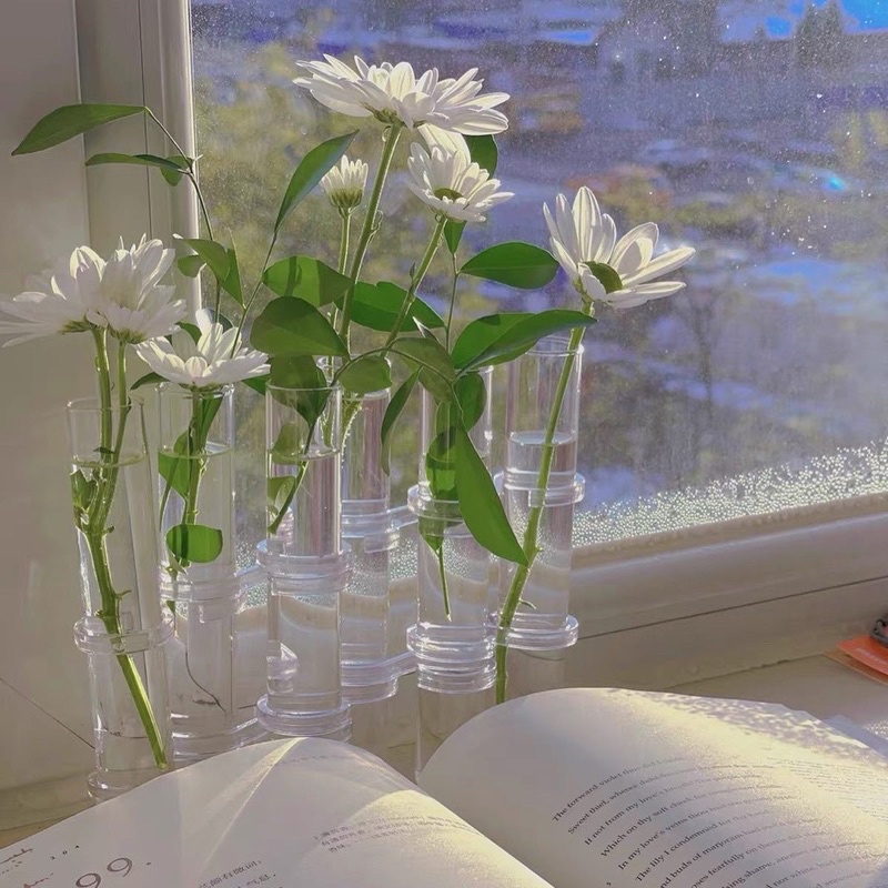 [พร้อมส่ง] Jnihouse : แจกันแท่งใส แจกันแก้ว (Tube Vase)