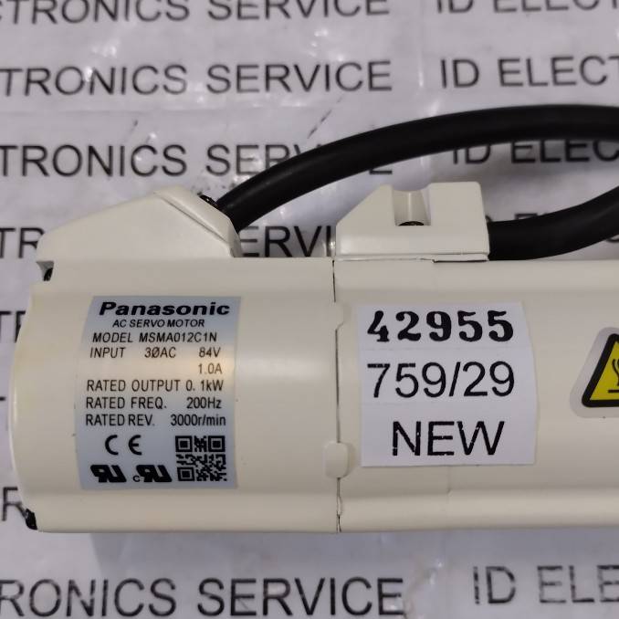 SERVO MOTOR " PANASONIC " MODEL : MSMA012C1N