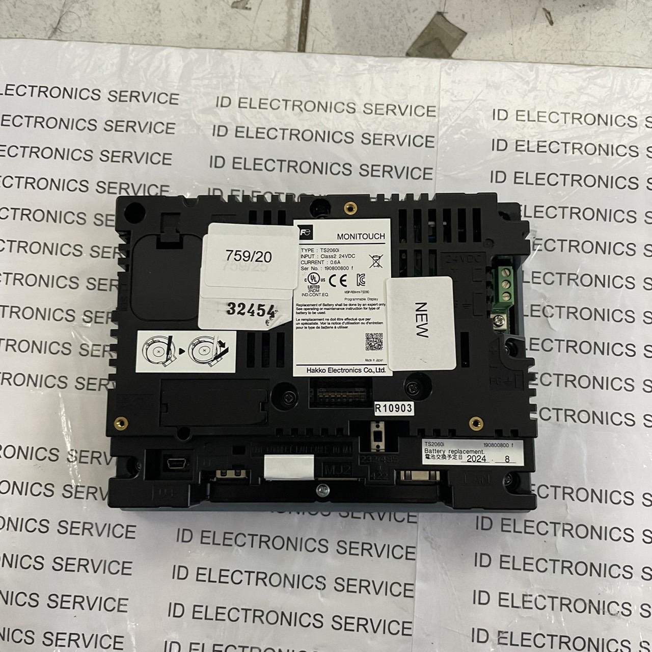 HMI " HAKKO " MODEL : TS2060i