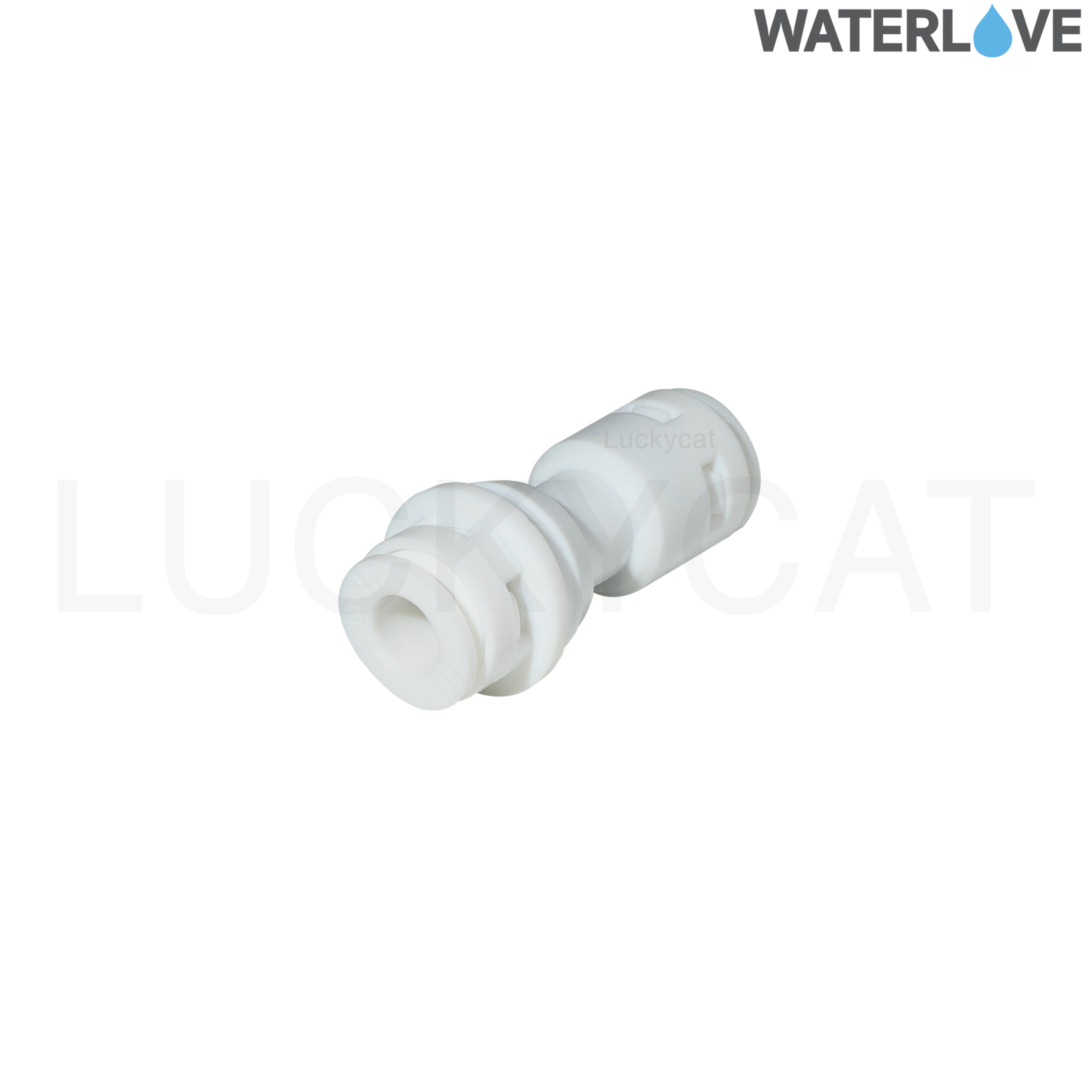 ข้อต่อตรง 2 หุน 1/4'' สำหรับสายน้ำ PE สายเครื่องกรองน้ำ