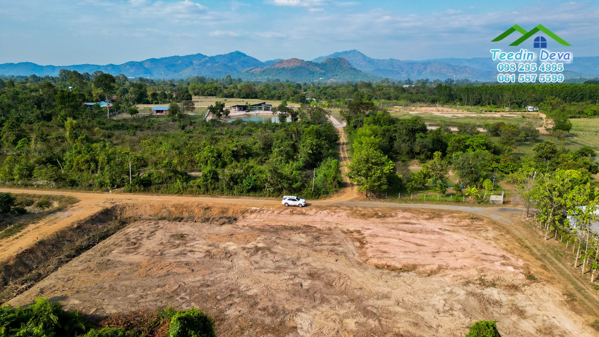 ที่ดินนครนายก วิวภูเขาสวยๆ เนื้อที่ 1-1-78 ไร่ ครุฑแดง อ.บ้านนา จ.นครนายก