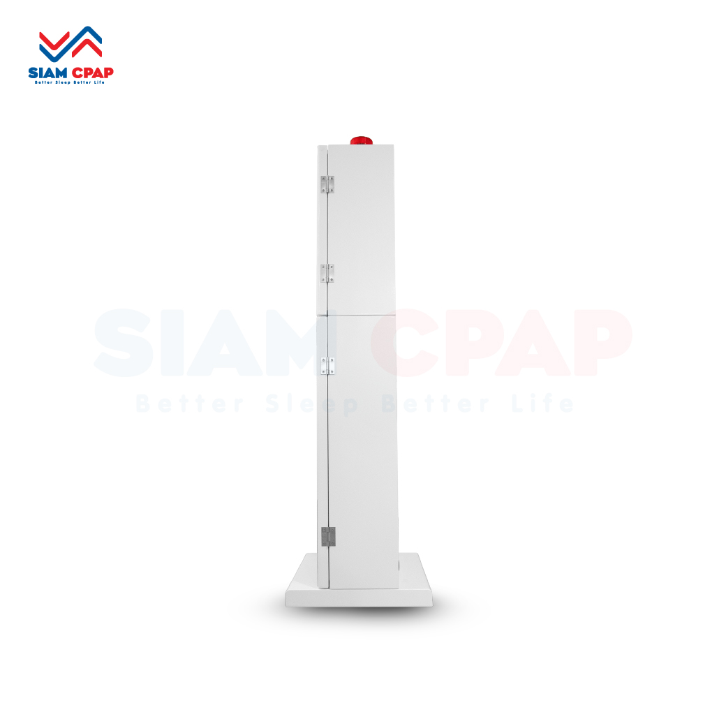 ตู้เก็บเครื่องกระตุกหัวใจอัตโนมัติ AED มีสัญญาไฟและเสียงแจ้งเตือน (แบบตั้งพื้น) รับประกัน 1 ปี