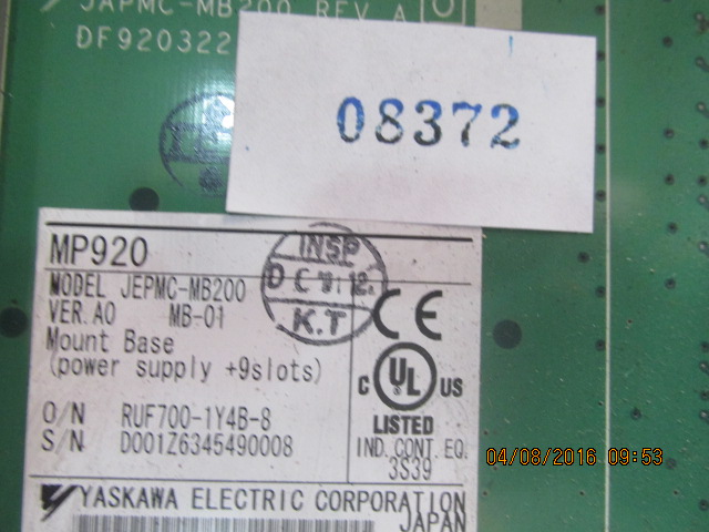PLC " YASKAWA " MODEL : JEPMC-MB200