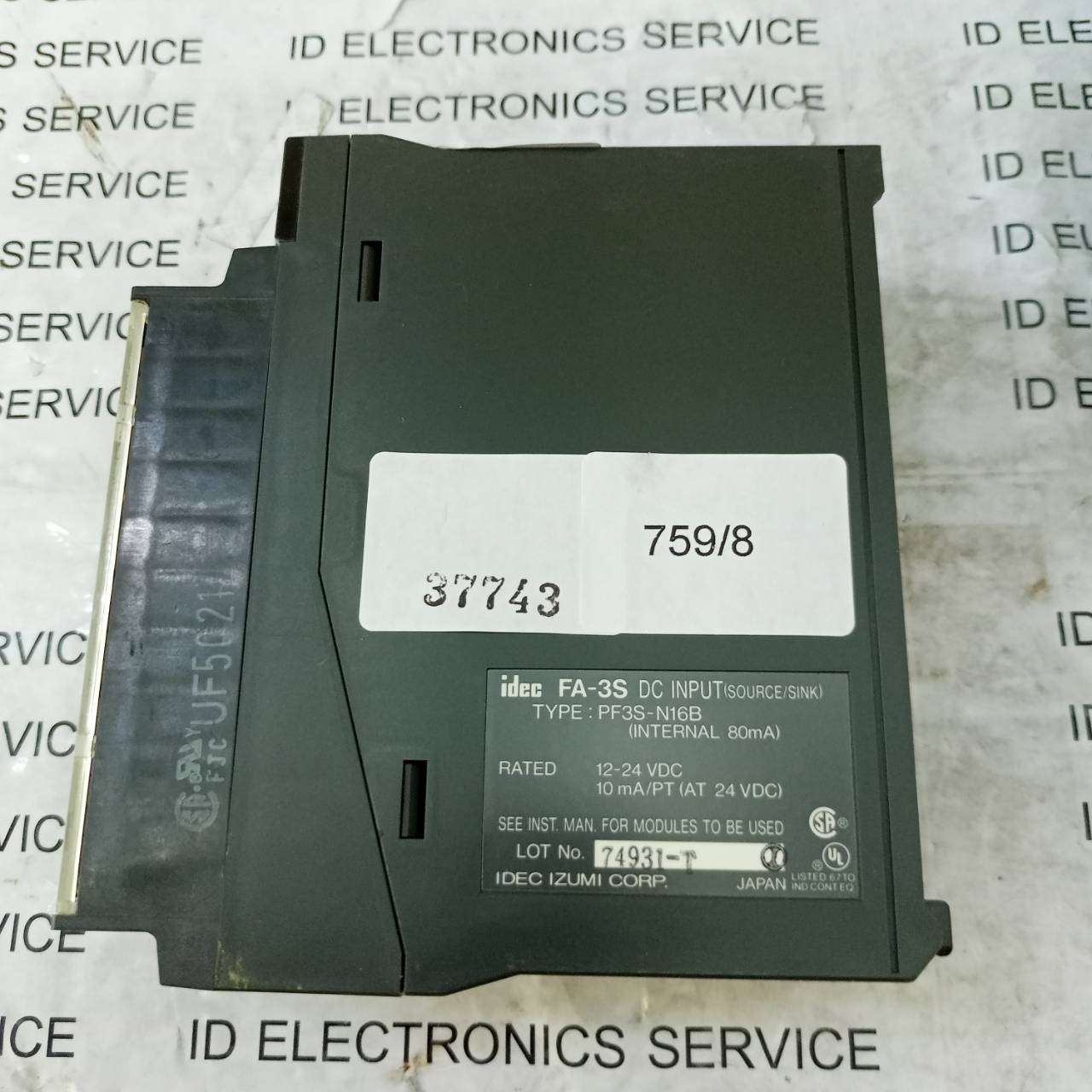 PLC " IDEC " MODEL : PF3S-N16B