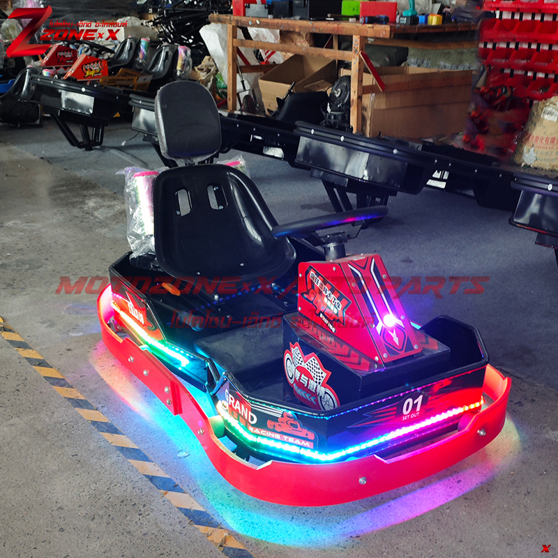 โกคาร์ทเชิงพาณิชย์ สวนสนุก Crazy Drift Go-Kart MOTOZONE-X GKE-008 500w36V 27km/h