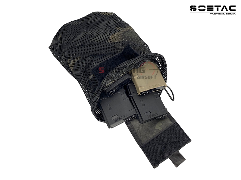 ถุงทิ้งแม็กกาซีน แบบพับได้ รุ่นตาข่าย Soetac