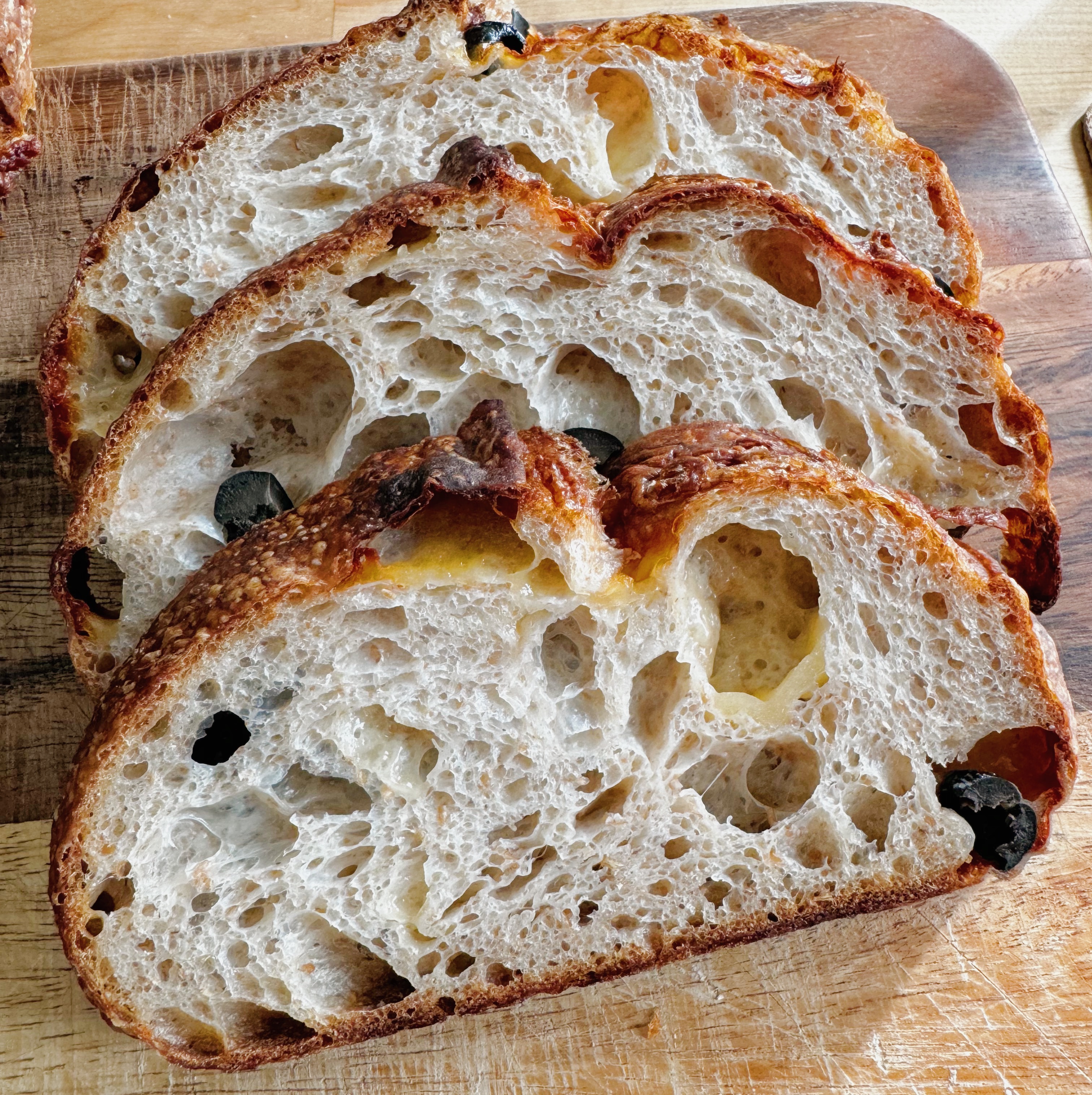 Olive, herbs and cheese
