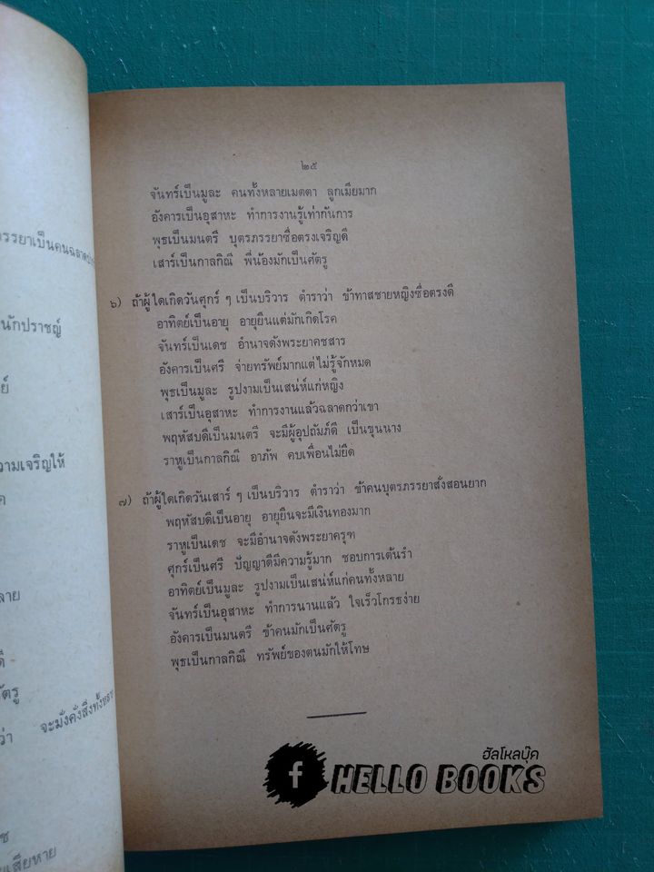 ทำนายฝัน, เกล็ดโหราศาสตร์แบบช่วยตัวเอง, การคิดหาฤกษ์, ตำราสมพงศ์ดูสามีภรรยา, ตำราทายเศษกำเนิด, ยามอุบากอง, การตั้งชื่อ ฯลฯ