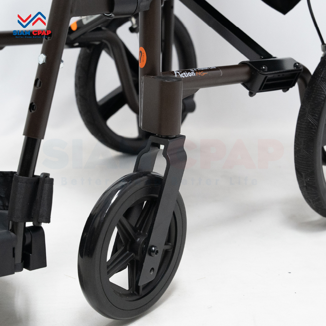 รถเข็นผู้ป่วย วีลแชร์ผู้สูงอายุพกพา รุ่นใหม่ ยี่ห้อ Invacare รุ่น Action 2NG Transit Lite รับประกัน 2 ปี