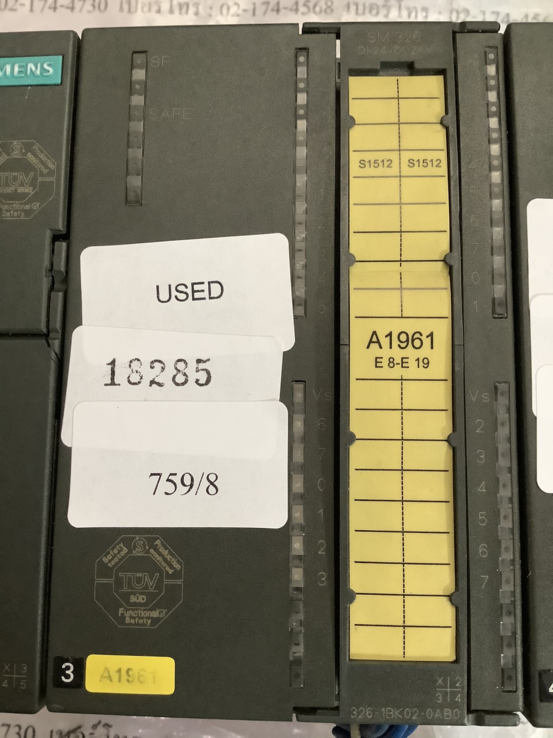 PLC " SIEMENS " MODEL : 6ES7 326-1BK02-0AB0