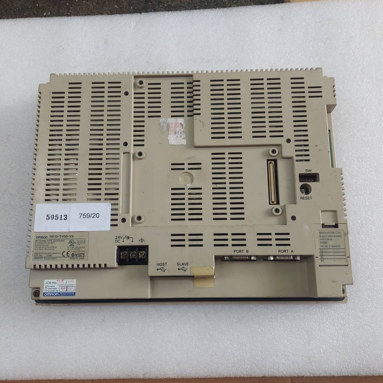 LCD TOUCH SCREEN " OMRON " MODEL : NS10-TV00-V2