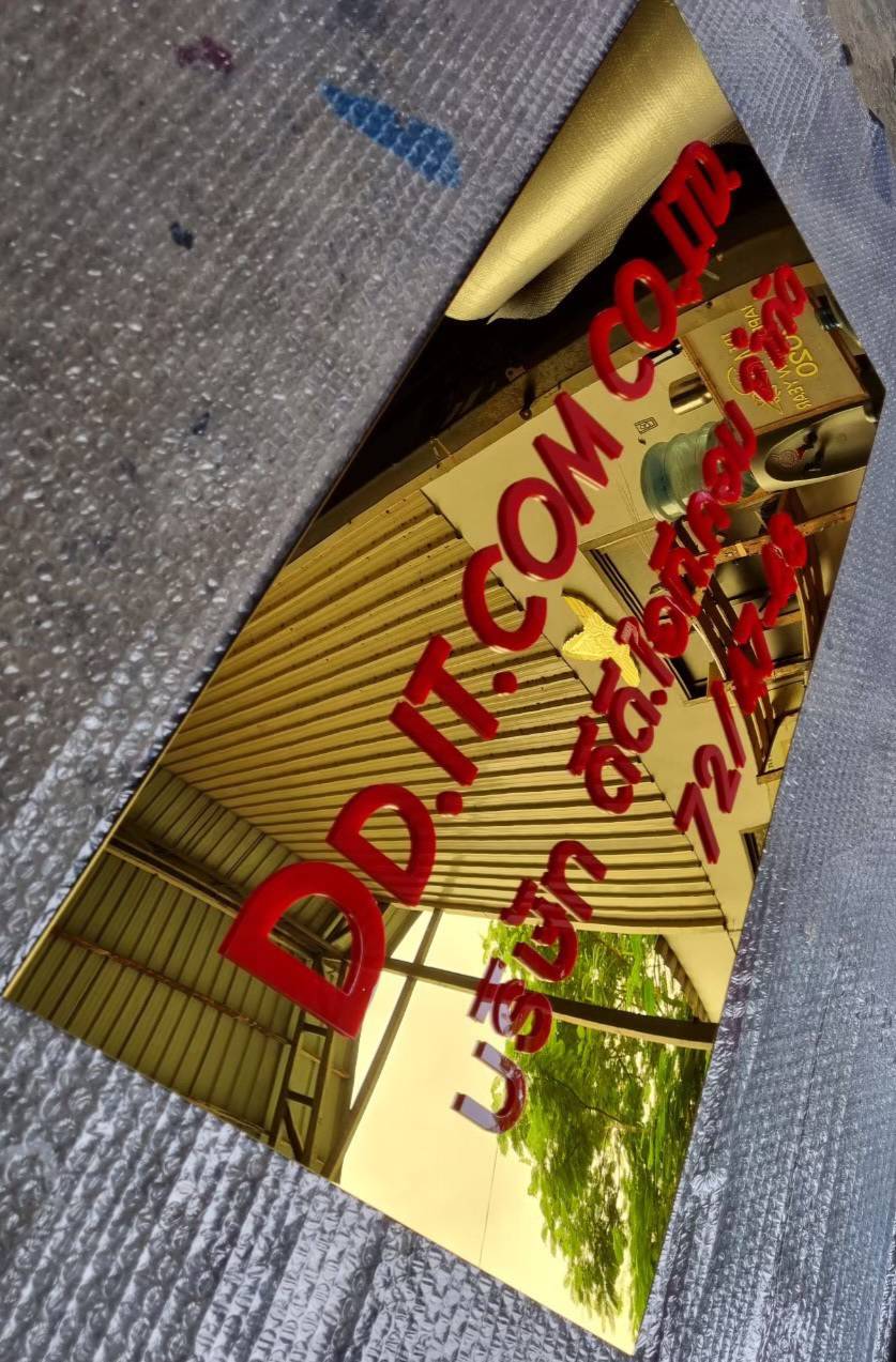 #ป้ายอักษรอะคริลิคไดคัท