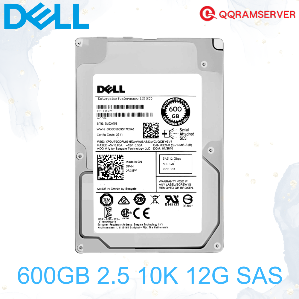Dell HDD Server 600GB SAS 10k 12Gbps Harddisk Server