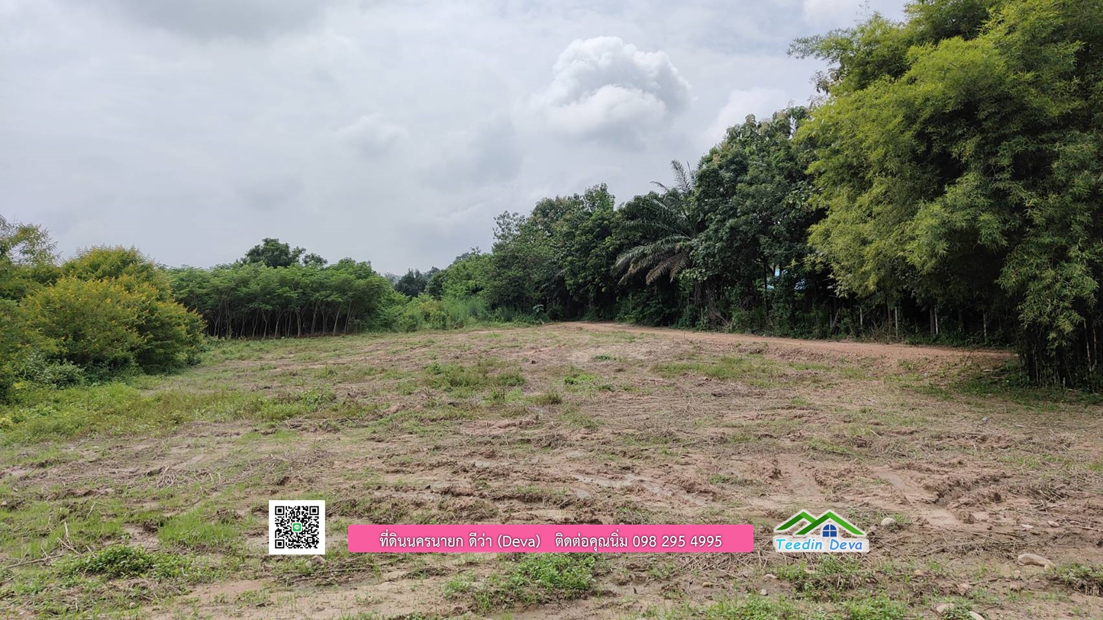 🌳 ขายที่ดินนครนายก 1 ไร่ 80 ตรว อยู่ด้านในหุบเขา มีวิวภูเขาสวยๆ ด้านหน้าเป็นลำธารเล็กๆ ต.เขาเพิ่ม อ.บ้านนา จ.นครนายก โฉนดครุฑแดง