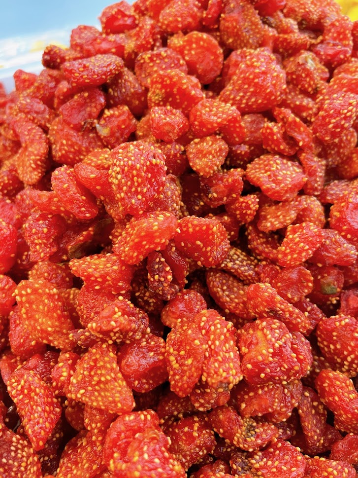 🍓 สตรอเบอรี่อบแห้ง ยกถุง 5กิโล ราคาส่ง นำไปจำหน่ายต่อ รสชาติเปรี้ยวอมหวาน หอมอร่อย 🍓
